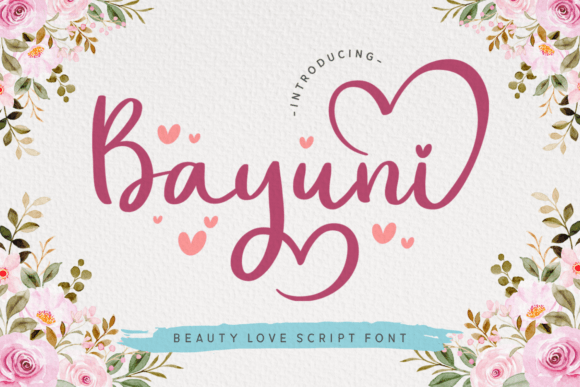 Bayuni Font: Elegant Script for Editorial Design