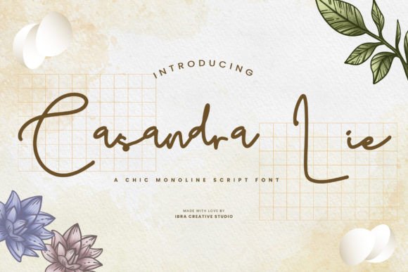 Casandra Lie Font: Elegant Script for Business Branding