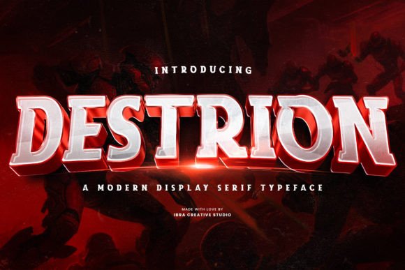Destrion Font: Elegant Display Type