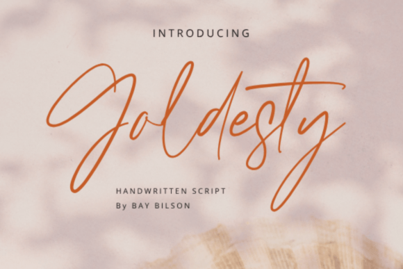 Goldesty: A Captivating Script Font