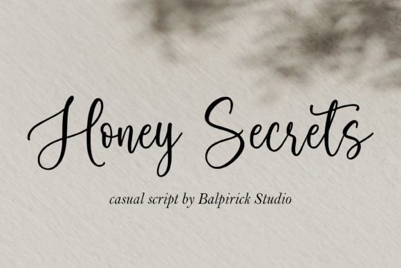 Honey Secrets Font Review