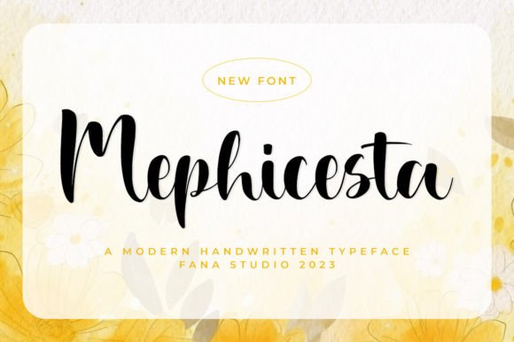 Mephicesta: A Stylish Script Font