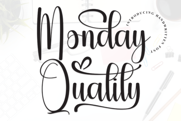 Monday Quality Font for Creative Marketing