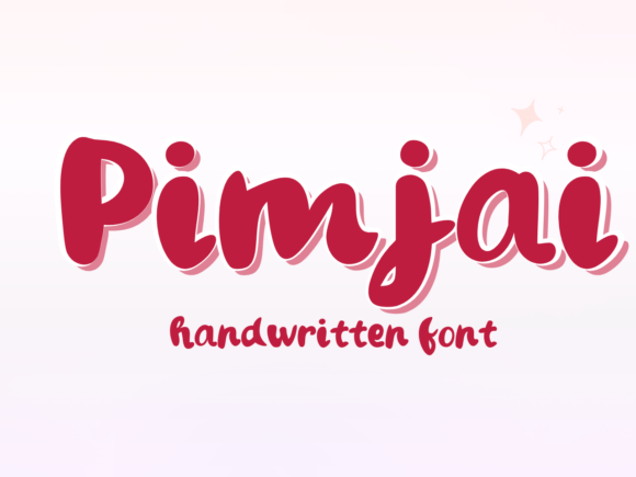 Pimjai: A Timeless Handwritten Font