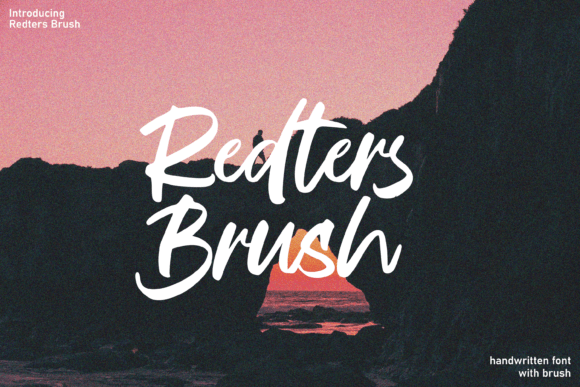 Redters Brush: A Handwritten Font for Impactful Design