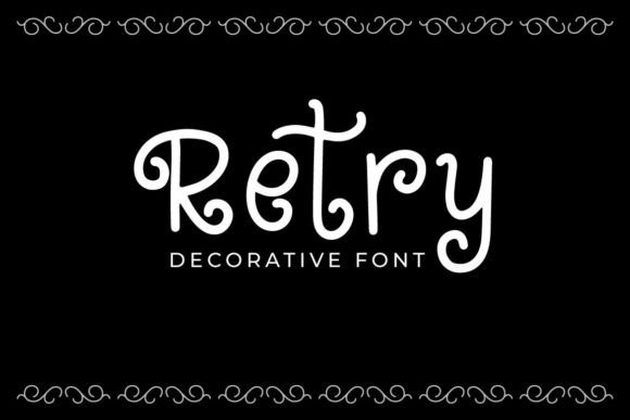 Retry Font: Handwritten Charm for Makers
