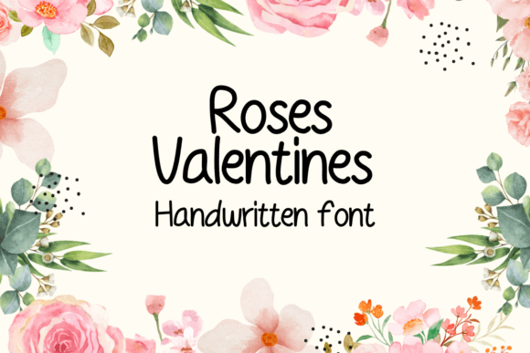 Roses Valentines Font