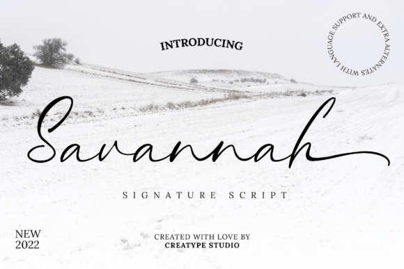 Savannah Signature: A Display Font That Elevates Your Digital Brand