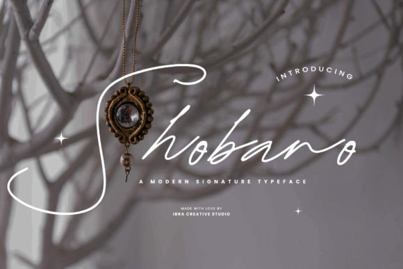 Shobaro: A Stylish Typeface for Editorial Design