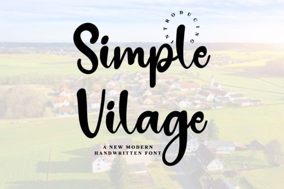 Simple Vilage Font for Creative Makers