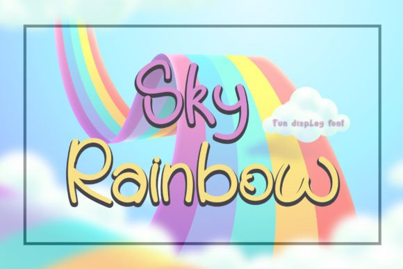 Sky Rainbow Font for Business