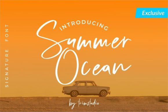 Summer Ocean: A Fresh Script Font for Creative Projects