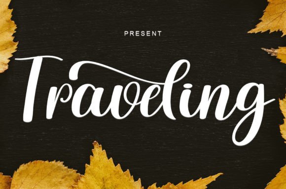 Traveling Font for Elegant Design