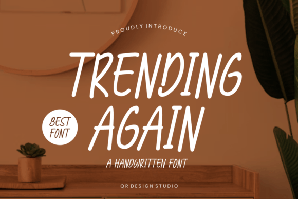 Trending Again: A Sweet Handwritten Font