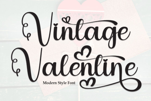 Vintage Valentine Font